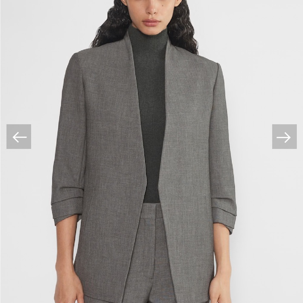 Babaton Charcoal new power blazer with Markova pants